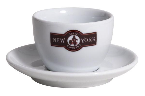 Caffe New York cappuccinokopp vit