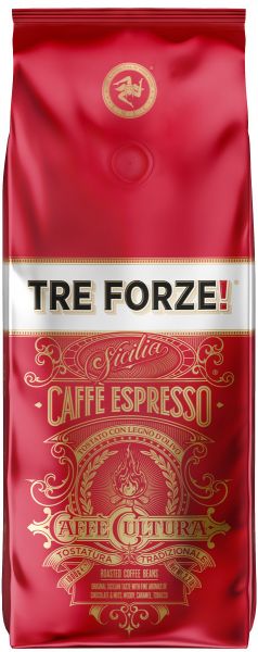 TRE FORZE! espressokaffe 1kg Caffe Cultura