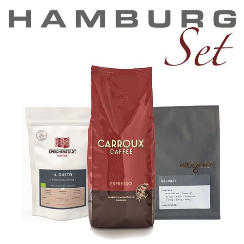 Hamburger Espresso Set | Carroux, Speicherstadt Kaffe, Elbgold