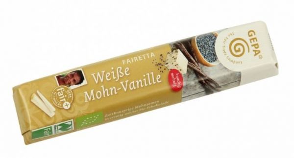 GEPA ekologiskt Fairetta vit vallmofrön-vanilj